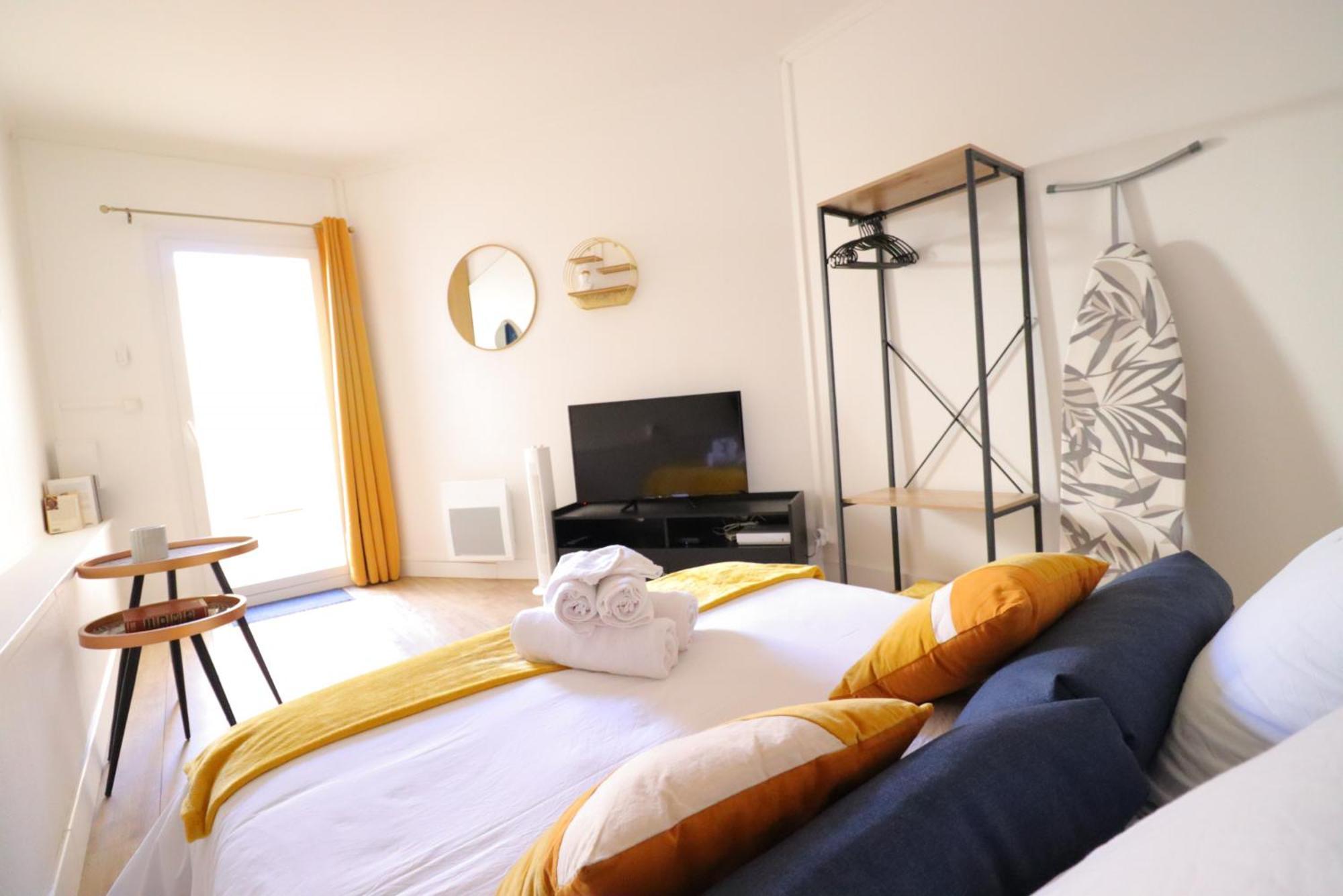 Le Neo - Studio Chic Avec Sa Cour Privative Et Fibre Bergerac Chambre photo